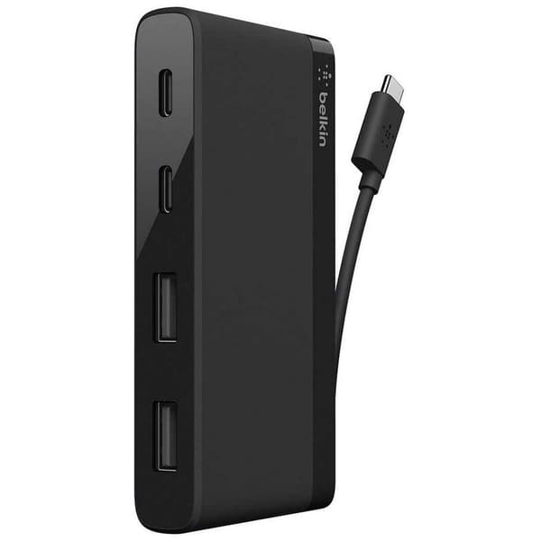 Belkin F4u090btblk Hub Usb-c Sort