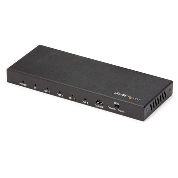 Startech Hdmi Splitter-4 Port-4k 60hz Svart