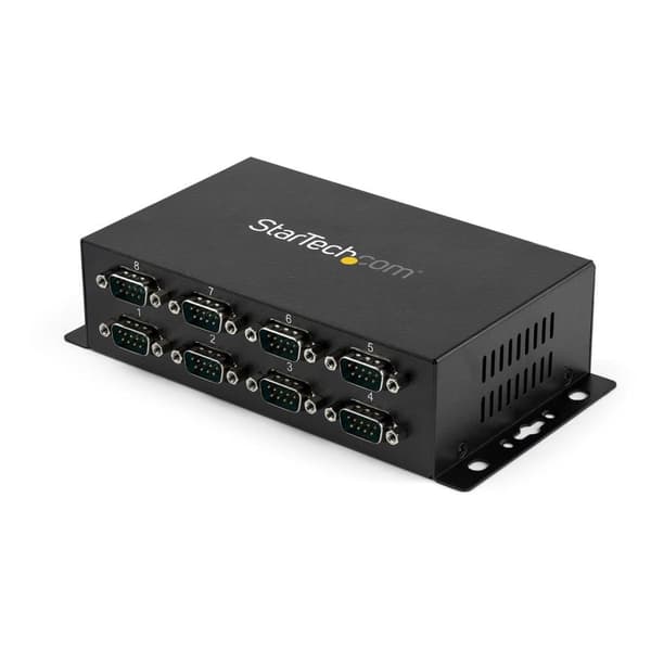 Startech 8 Port Usb To Db9 Rs232 Serial Adapter Svart