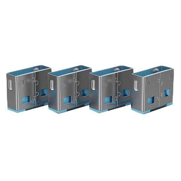 Lindy Portlås Usb 4 Enheter Silver