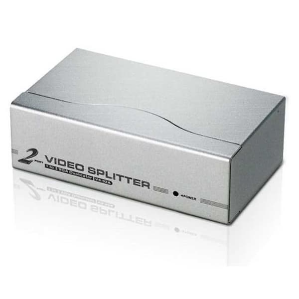 Aten Vga Splitter 2 Port Vga Video Splitter 350 Mhz Silver