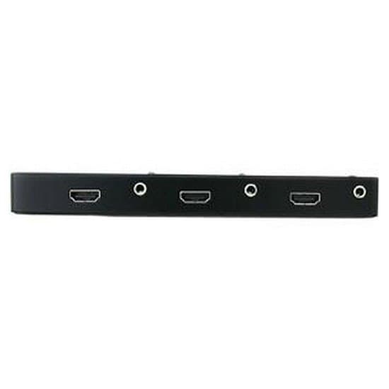 Startech 2 Port Hdmi Splitter And Signal Amplifier Svart