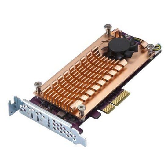 Qnap Qm2-2p-244a Orange,Svart,Guld