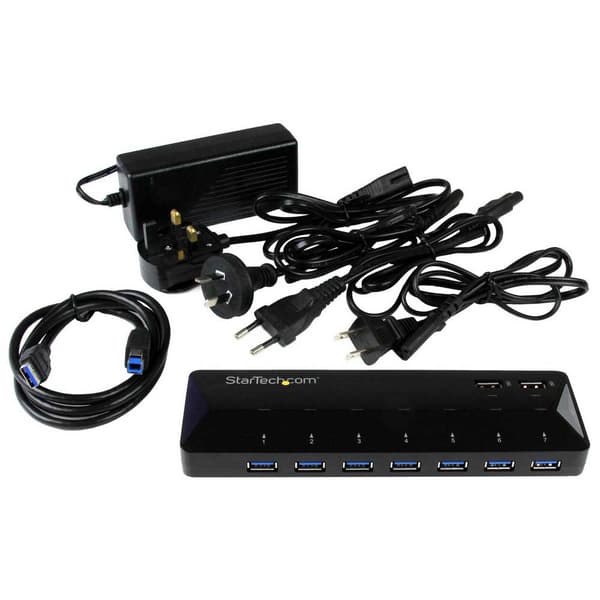 Startech Hub Usb 3.0 7 Havne Sort