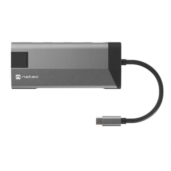 Natec Hub Fowler Plus Usb-c Søvfarvet