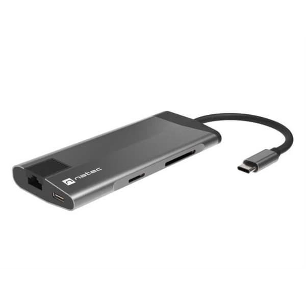 Natec Hub Fowler Plus Usb-c Søvfarvet