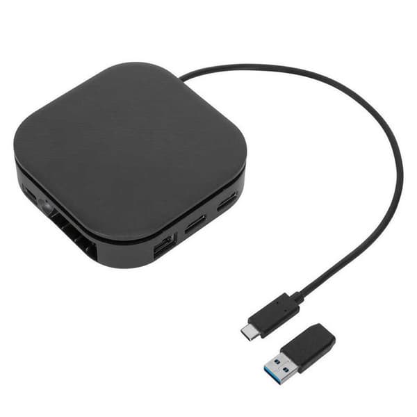 Targus Dockingstation Dual Hdpd Pass-thru Usb-c Transparent