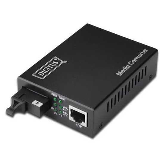 Digitus Mediakonverterare Ethernet Dn-82023 Svart