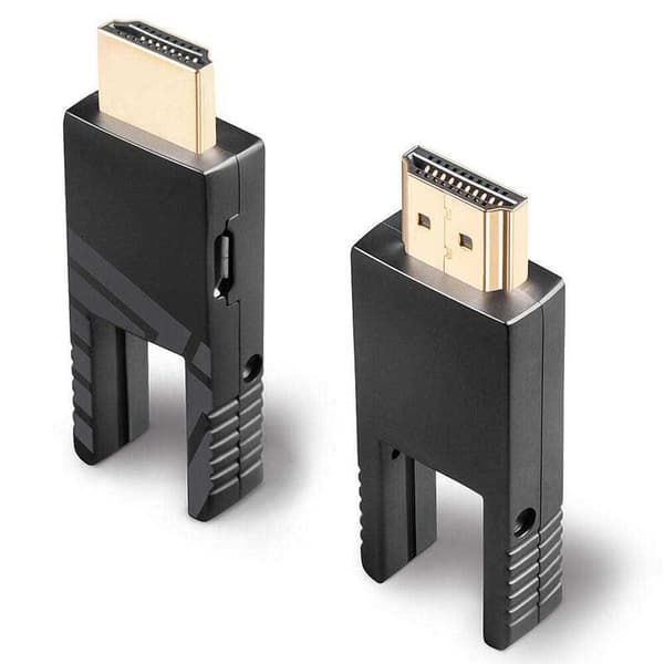Lindy Micro Hdmi-forlænger Med Fiberoptisk Kabel 38323 40 M Søvfarvet
