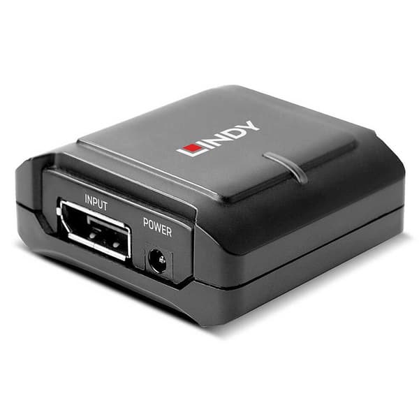Lindy Displayport 38413 40 M 1.2 Repeater Sort