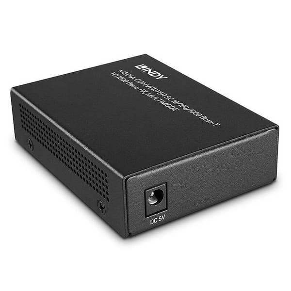 Lindy Mediekonverter Sc1000 Base-fx Sort