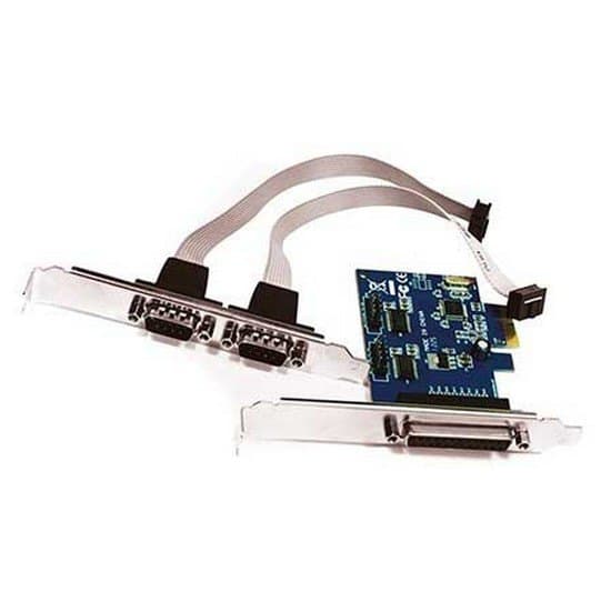 Approx Pci-e Udvidelseskort Apppcie1p2s Lpt+2xrs232 Søvfarvet Sort, Blå, Sølv