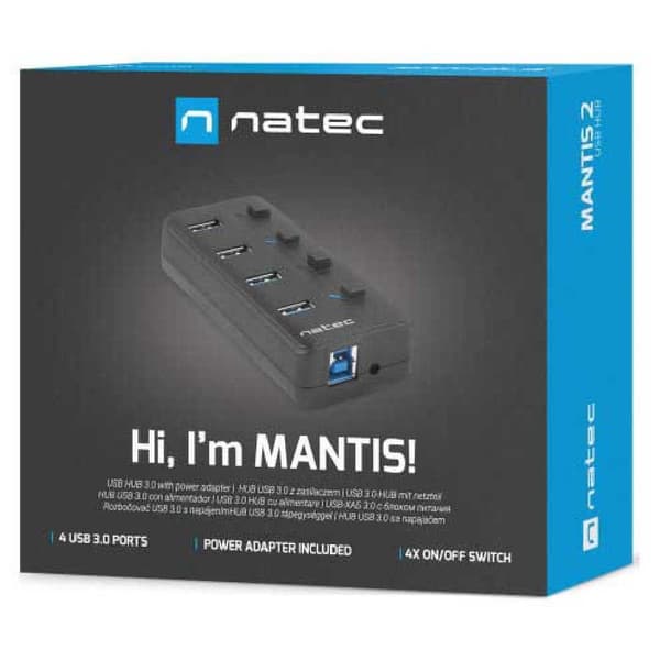 Natec Nav Nhu-1557 Usb Svart