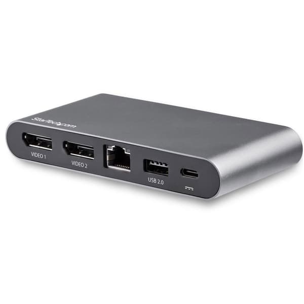 Startech Usb-c Multiport Adapter Dual Dp Pd Grå