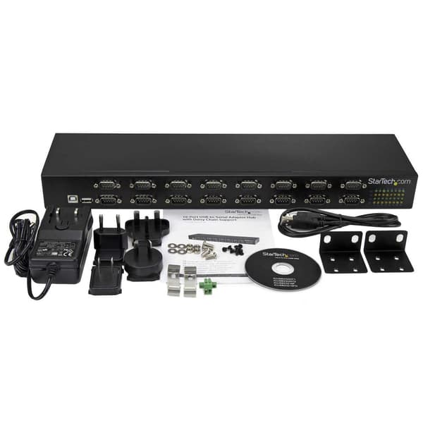 Startech 16 Port Usb Hub Svart