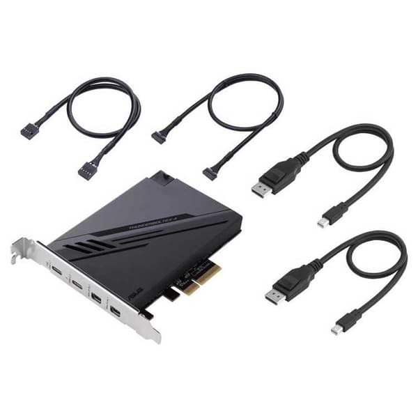 Asus Pci-e Expansionskort Till Minidisplayport Och Thunderbolt 90mc09p0-m0eay0 Silver