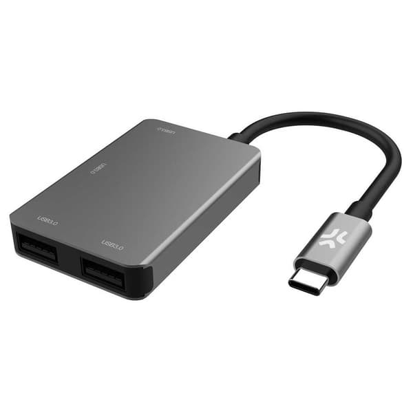Celly Hub Prohub4in1sv Usb-c/usb Søvfarvet