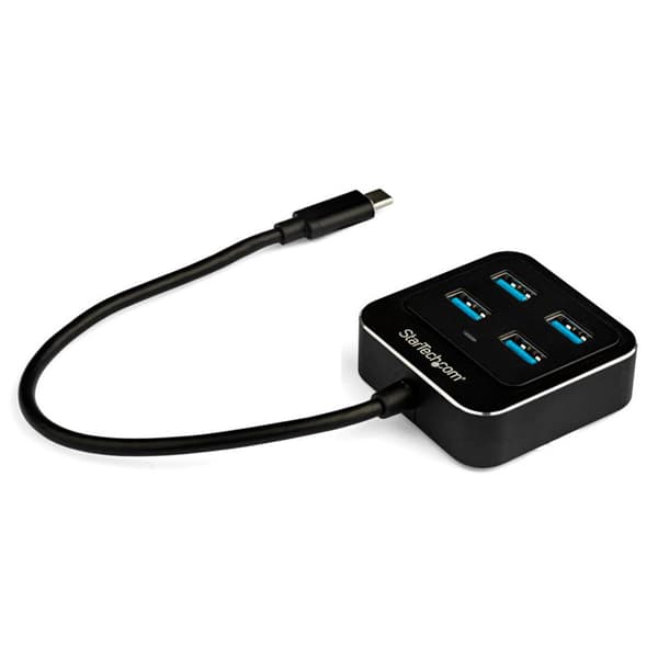 Startech Hub-usb C Till Usb Usb-c 3.1-4x Usb-a Svart