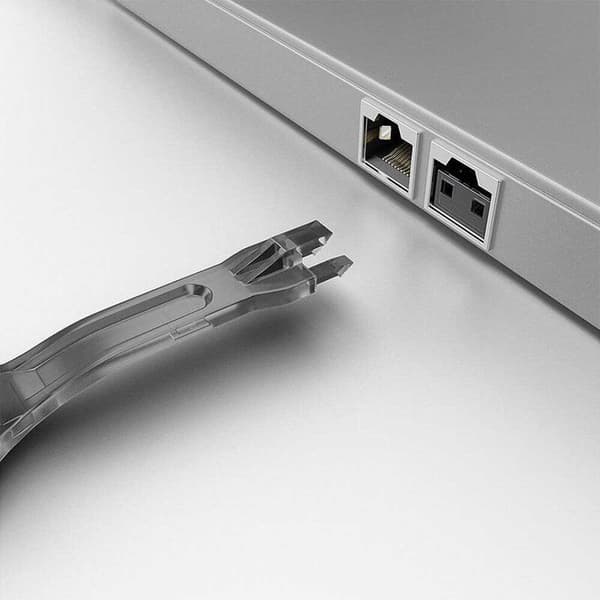 Lindy Portlås Rj45 10 Enheder Søvfarvet