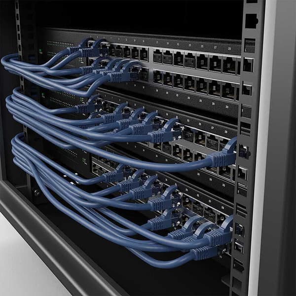 Lindy Portlås Rj45 10 Enheder Søvfarvet