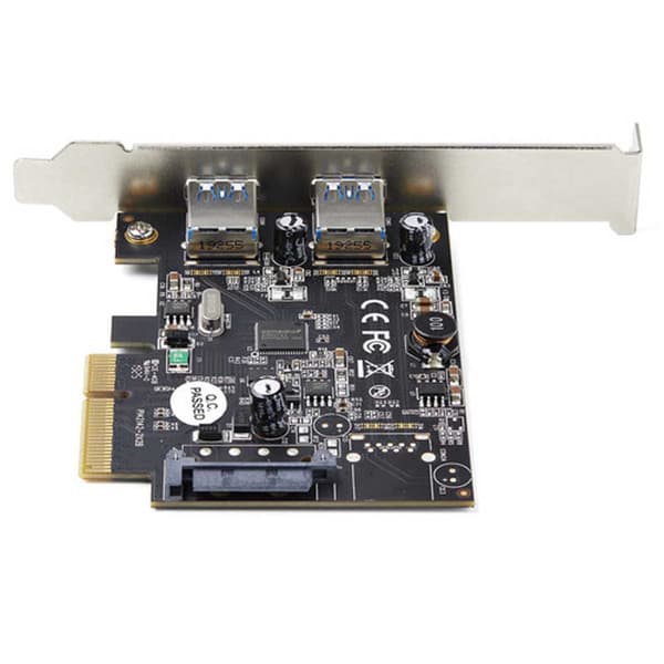 Startech Pci-e-expansionskort Pexusb312a3 Svart,Silver