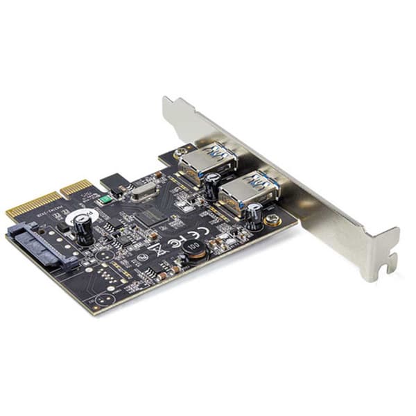 Startech Pci-e-expansionskort Pexusb312a3 Svart,Silver