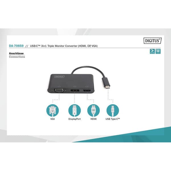 Digitus Nav Da-70859 Svart
