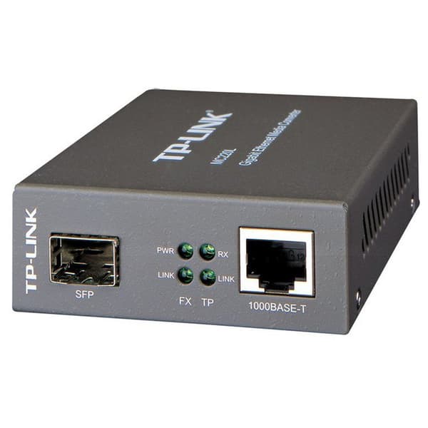 Tp-link Mc220l Gigabit Sfp -mediamuunnin Musta