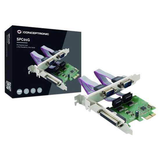 Conceptronic Pci-e Rs232-udvidelseskort Spc01g Søvfarvet Grøn