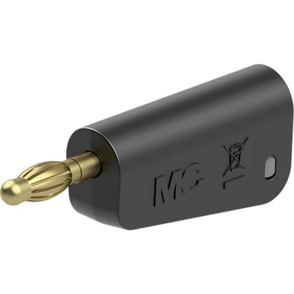 Stäubli LQ-4A-39 Laboratorieplugg hane Stift Ø: 4 mm Svart 1 st.