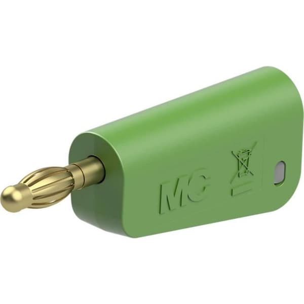 Stäubli LQ-4A-30 Laboratorieplugg hane Stift Ø: 4 mm grön 1 st.
