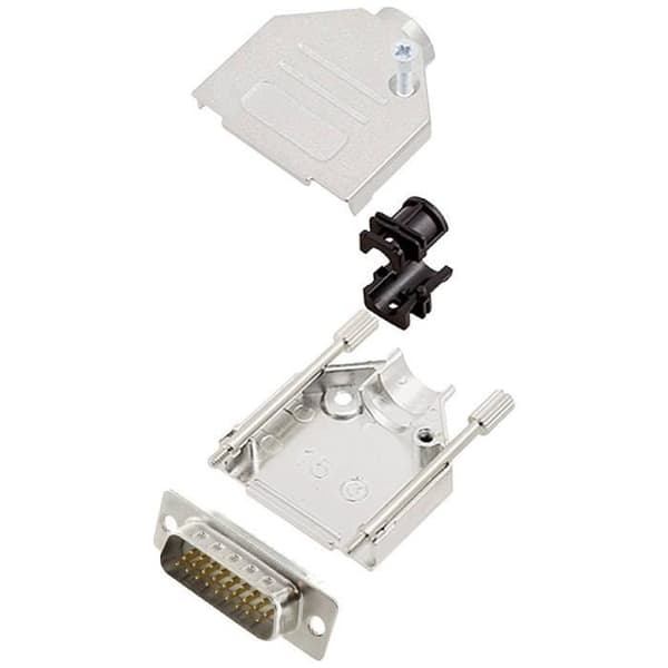 encitech DTZK15-HDP26-W-K 6355-8012-02 Hane SUB-D bassats 180 ° Antal poler (antal): 26 Lödhylsa 1 st.