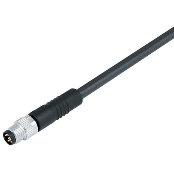 pärm 77 3405 0000 50005-0200 Omonterad kontakt för givare/ställdon M8 hane, rak 1 st.