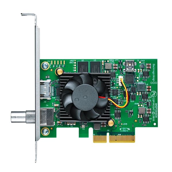 Blackmagic Design Decklink 4k Pci-e-udvidelseskort Sort
