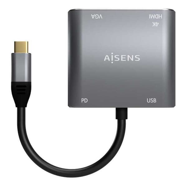 Aisens Usb-c Hdmi 4k Hub Søvfarvet
