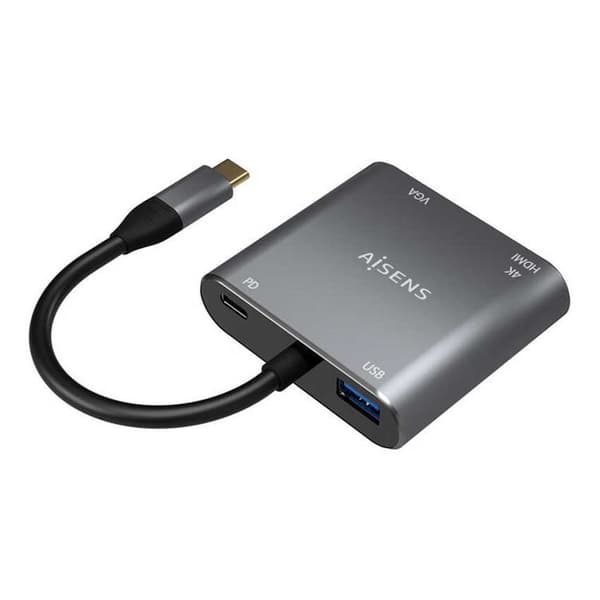 Aisens Usb-c Hdmi 4k Hub Søvfarvet