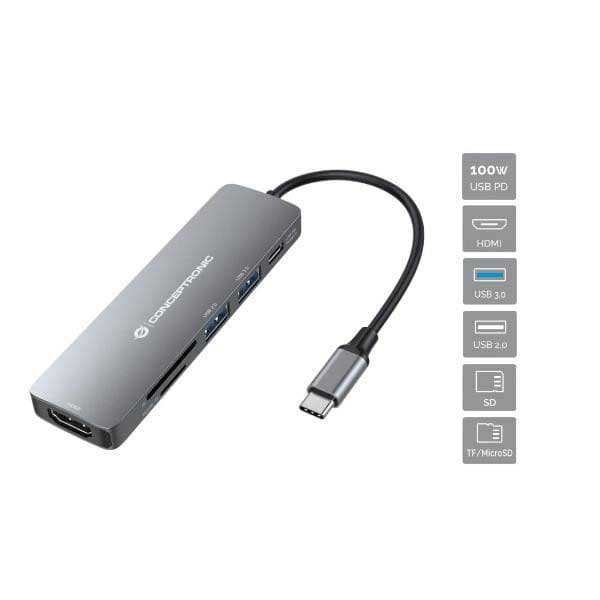 Conceptronic Donn11g Usb 3.2 Hub Søvfarvet