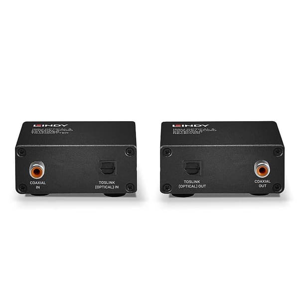 Lindy Cat 6 Toslink 150 M Hdmi-extender Med Fiberoptisk Kabel Svart