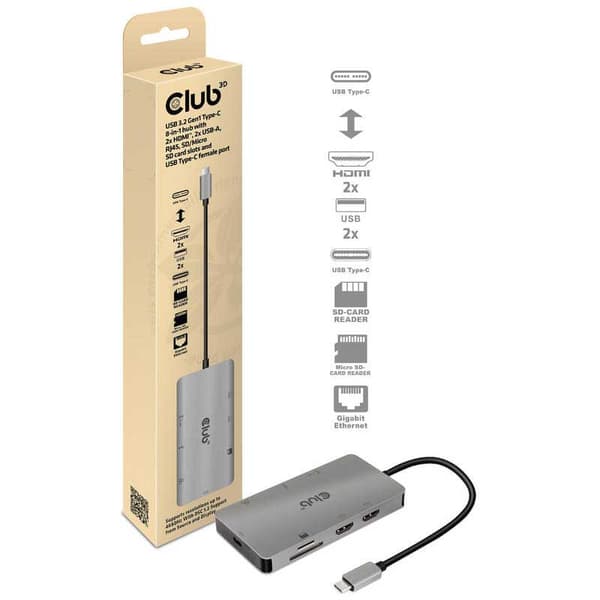 Club 3d Csv-1593 Usb 3.2 Hub