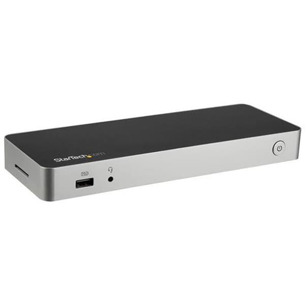 Startech Dobbelt Skærm Usb-c Dock Pd Sd 60w Sort