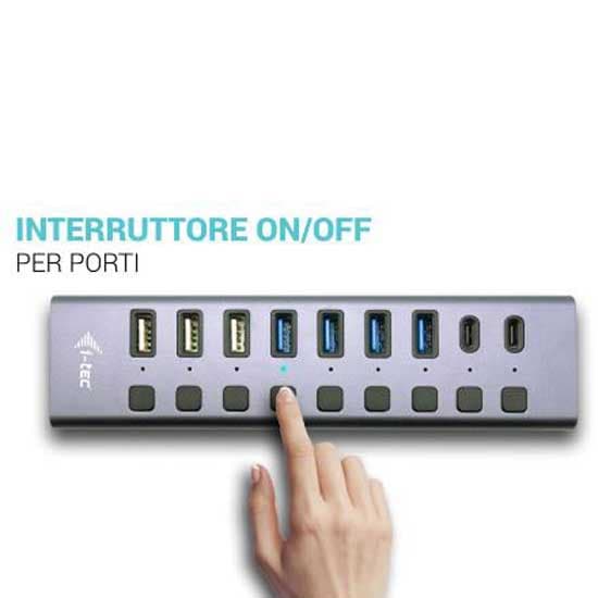 I-tec Cachargehub9lan Hub