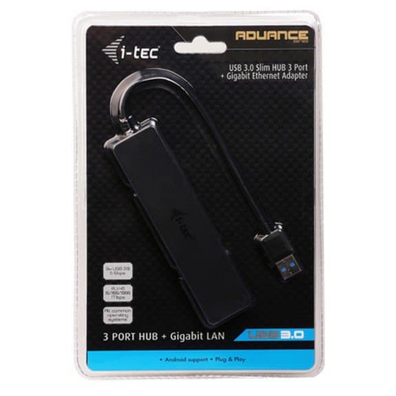 I-tec U3gl3slim Sovitin Musta