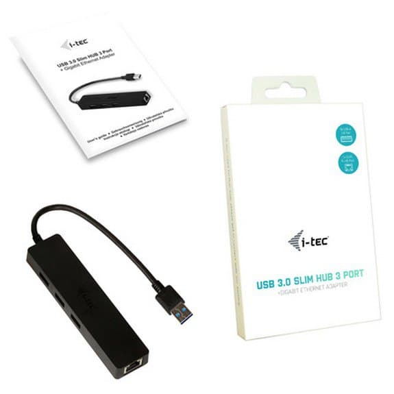 I-tec U3gl3slim Sovitin Musta