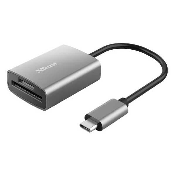 Trust Usb C 24136 Ulkoinen Kortinlukija Musta