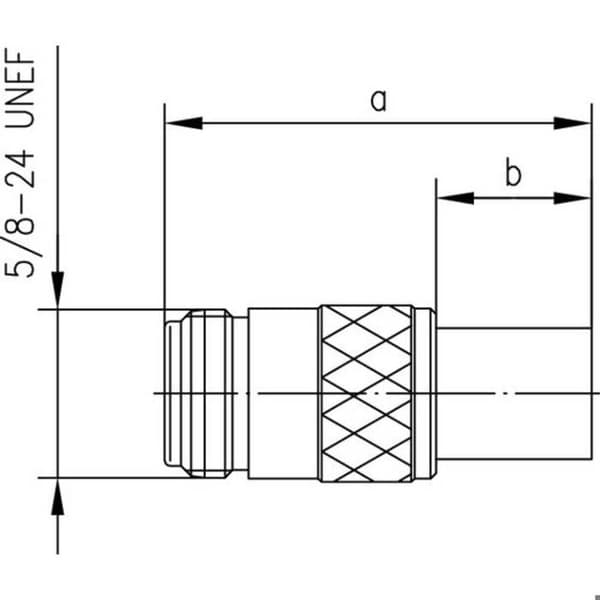Telegärtner 100023999 100023999 Anslutning N hona, rak 50 Ω 1 st.
