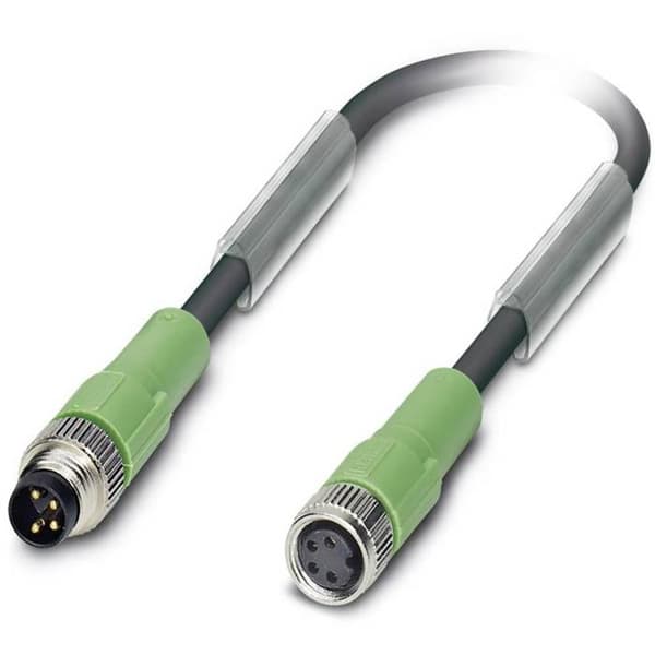 Kabel för sensorer/ställdon Phoenix Contact SAC-4P-M 8MS/0,3-PUR/M 8FS 1682142 Innehåll: 1 st.