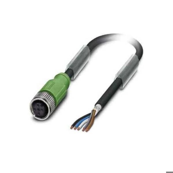Kabel för sensorer/ställdon Phoenix Contact SAC-5P-10,0-PUR/M12FS SH 1500758 Innehåll: 1 st.