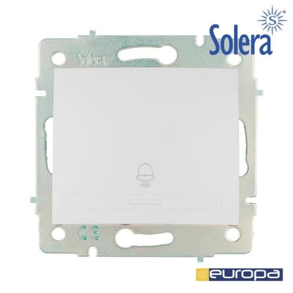 Bell Push Button 10A 250V Erp03Qc Europa Solera Series [E3-42908]