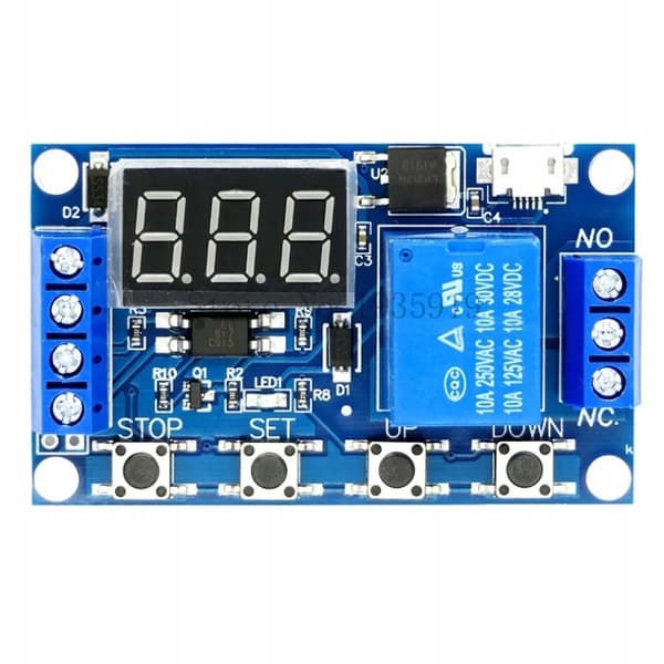 Micro USB-tidsrelämodul