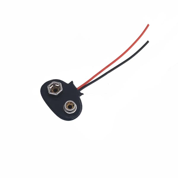 Batteriadapterstik 9V DC 2.1/5.5